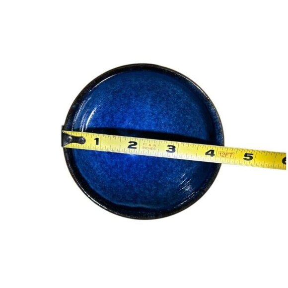 Sapphire Blue, Churchill China, Ripple Snack Bowls, Set of 2 - Picture 5 of 8